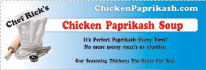 label for chicken paprikash soup